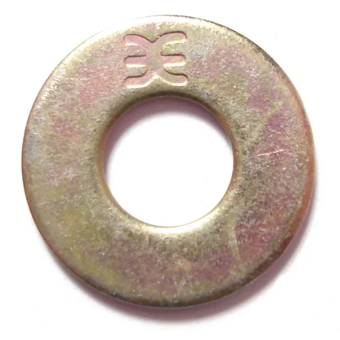 1/4″ x 5/16″ x 3/4″ Zinc Plated Grade 8 Steel USS Flat Washers