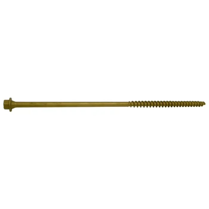 1/4 x 8″ Hex Head Tan Timber Saberdrive Screws Bucket (50 pcs.)