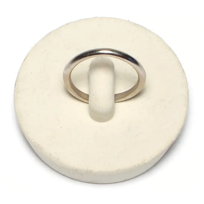 1-5/8″ x 0.4″ White Rubber Stoppers