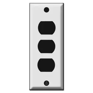 1.75″ Narrow Wall Switch Plates for Three Despard Devices