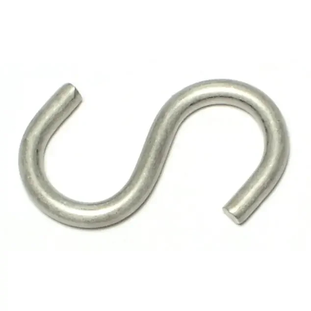 1/8″ x 1-1/2″ 18-8 Stainless Steel Medium Wire S Hooks