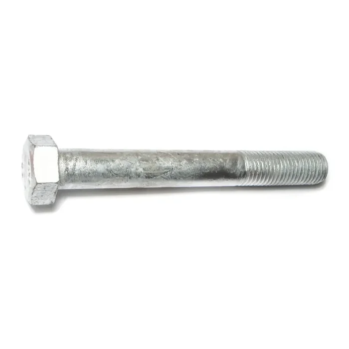 1″-8 x 8″ Hot Dip Galvanized Steel Coarse Thread Hex Cap Screws