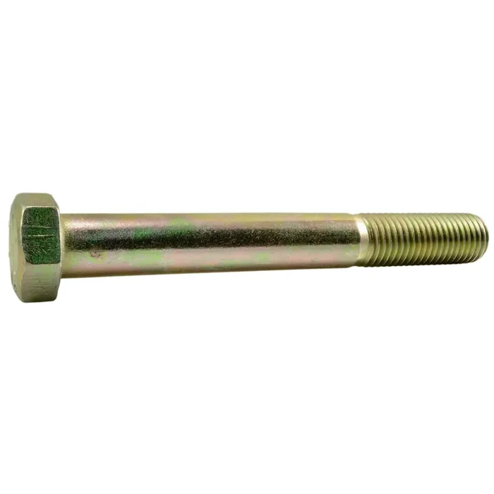 1″-8 x 8″ Zinc Plated Grade 8 Steel Coarse Thread Hex Cap Screws