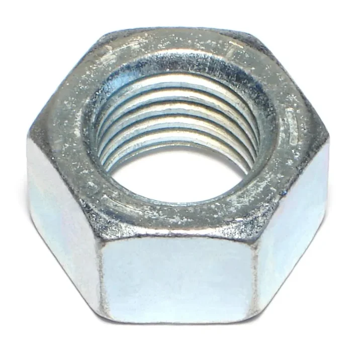 1″-8 Zinc Plated Grade 5 Steel Coarse Thread Hex Nuts
