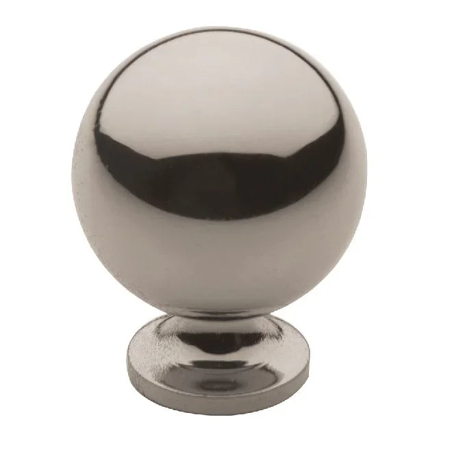 1″ Ball Cabinet Knob – Lifetime Bright Nickel Finish by Baldwin Estate