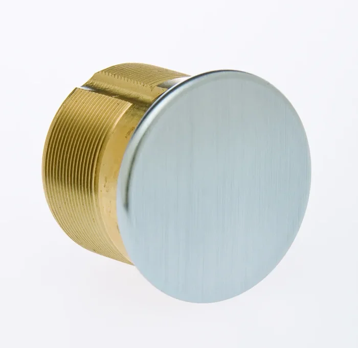 1″ Dummy Mortise Cylinder Satin Chrome Finish by Ilco
