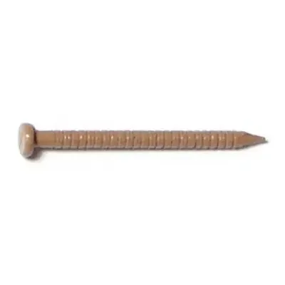 1″ Oak Brown Painted Steel Panel Flat Head Nails