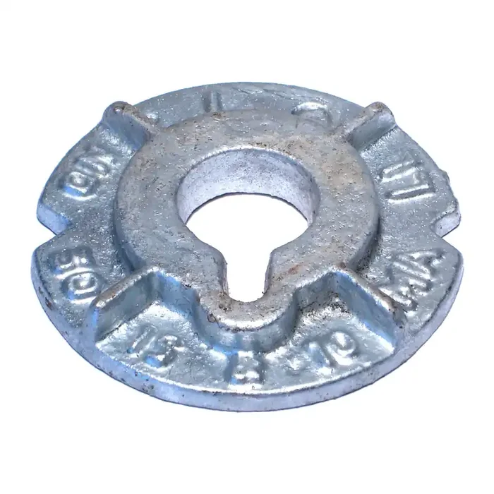 1″ x 1-3/16″ x 4″ x 9/16″ Hot Dip Galvanized Grade 2 Steel Malleable Washers