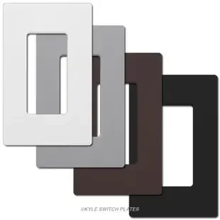 1 Decor Screwless Plastic Light Switch Covers Lutron