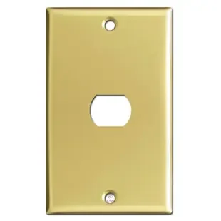 1 Despard Light Switch Plate – Polished Brass