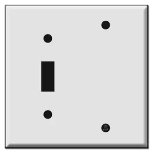 1 Toggle 1 Blank Wall Plate