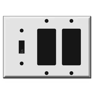 1 Toggle 2 Rocker Switch Plate