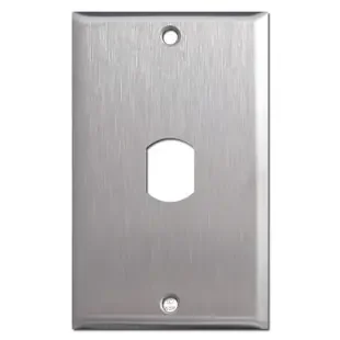 1 Vertical Despard Light Switch Plate – Satin Stainless Steel