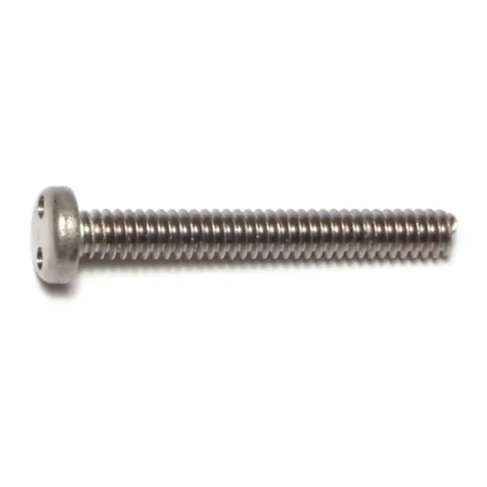 10-24 x 1-1/2″ 18-8 Stainless Steel Coarse Thread Spanner Security Pan Head Machine Screws