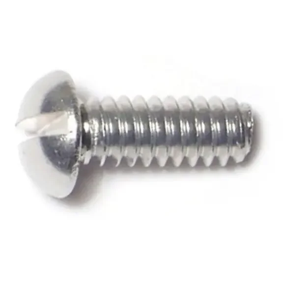 10-24 x 1/2″ Aluminum Coarse Thread Slotted Round Head Machine Screws