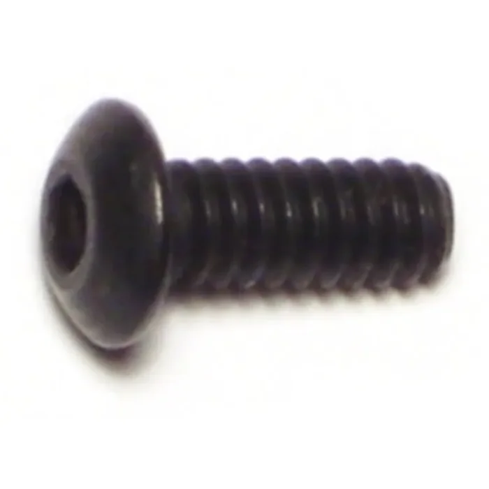 10-24 x 1/2″ Plain Steel Coarse Thread Button Head Socket Cap Screws