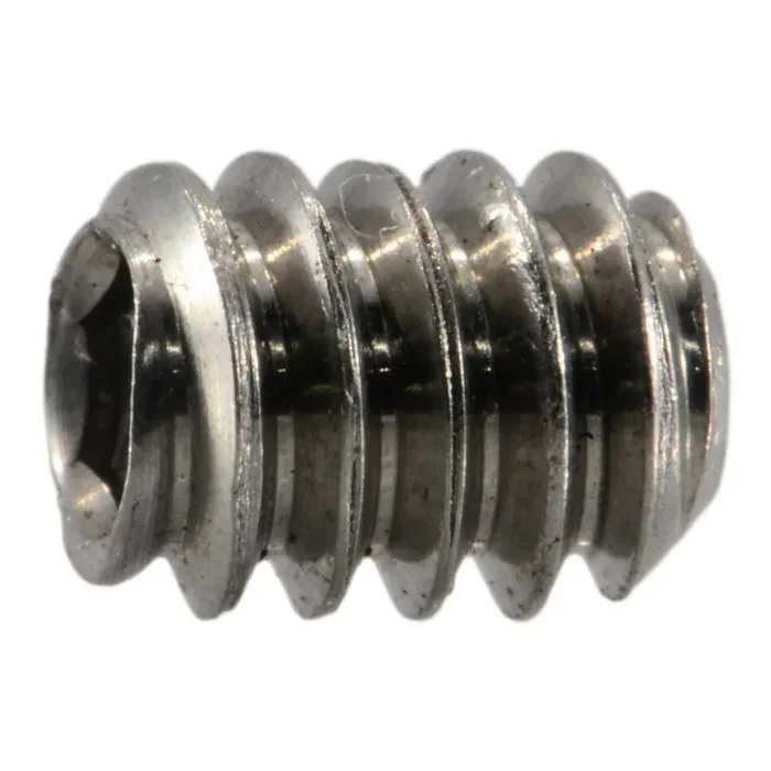 10-24 x 1/4″ 18-8 Stainless Steel Coarse Thread Hex Socket Headless Set Screws