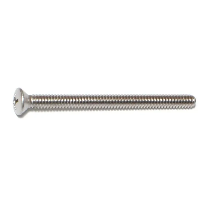 10-24 x 2-1/2″ 18-8 Stainless Steel Coarse Thread Phillips Oval Head Machine Screws