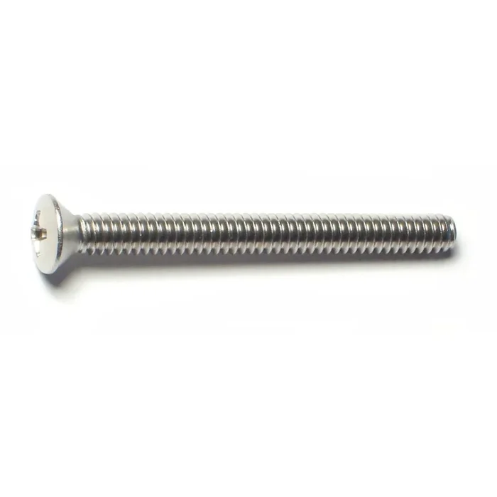 10-24 x 2″ 18-8 Stainless Steel Coarse Thread Phillips Oval Head Machine Screws