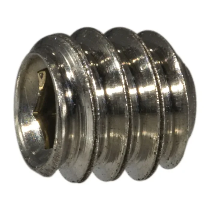 10-24 x 3/16″ 18-8 Stainless Steel Coarse Thread Hex Socket Headless Set Screws