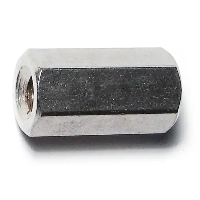 10-24 x 3/4″ 18-8 Stainless Steel Coarse Thread Coupling Nuts