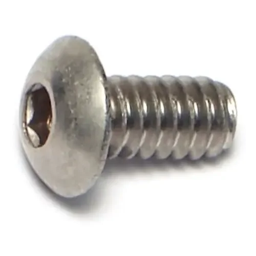10-24 x 3/8″ 18-8 Stainless Steel Coarse Thread Button Head Socket Cap Screws