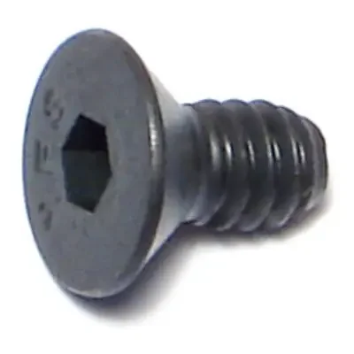 10-24 x 3/8″ Plain Steel Coarse Thread Flat Head Socket Cap Screws