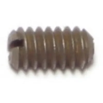 10-24 x 3/8″ Steel Coarse Thread Slotted Headless Set Screws