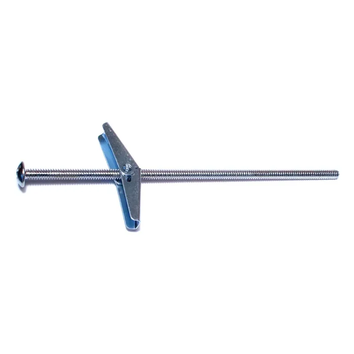 10-24 x 6″ Zinc Plated Steel Coarse Thread Mushroom Toggle Bolts