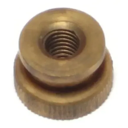 10-32 Brass Fine Thread Knurled Nuts