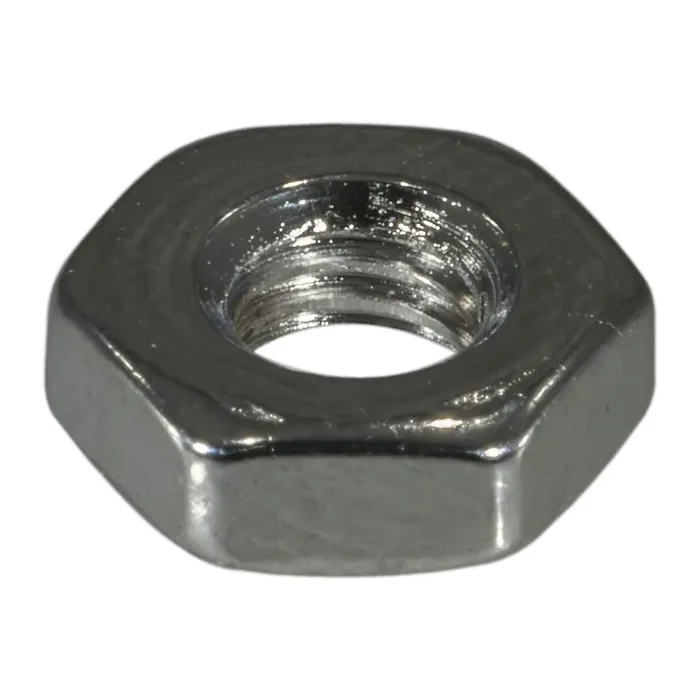 10-32 Chrome Plated Grade 5 Steel Fine Thread Hex Nuts