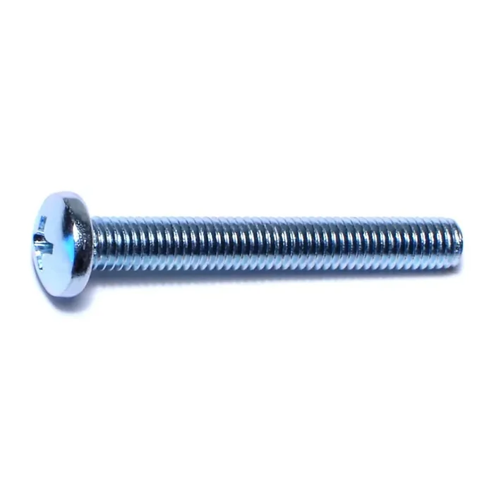 10-32 x 1-1/2″ Zinc Plated Steel Fine Thread Phillips Pan Head Machine Screws