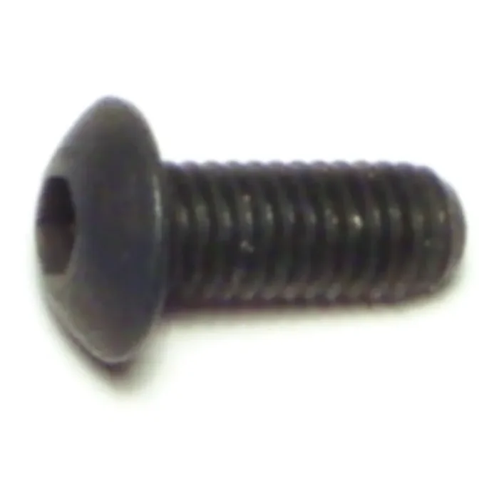 10-32 x 1/2″ Plain Steel Fine Thread Button Head Socket Cap Screws