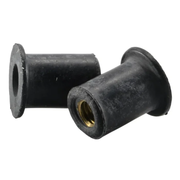 10-32 x 1/2″ Rubber Fine Thread Well Nuts