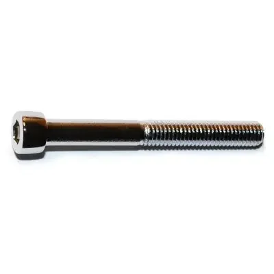 10-32 x 1-3/4″ Chrome Plated Steel Fine Thread Smooth Head Socket Cap Screws
