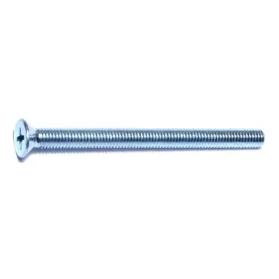 10-32 x 2-1/2″ Zinc Plated Steel Fine Thread Phillips Flat Head Machine Screws