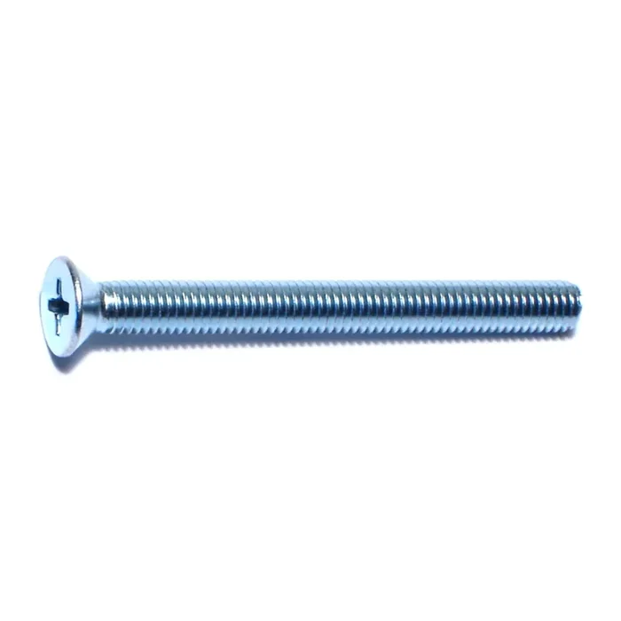 10-32 x 2″ Zinc Plated Steel Fine Thread Phillips Flat Head Machine Screws