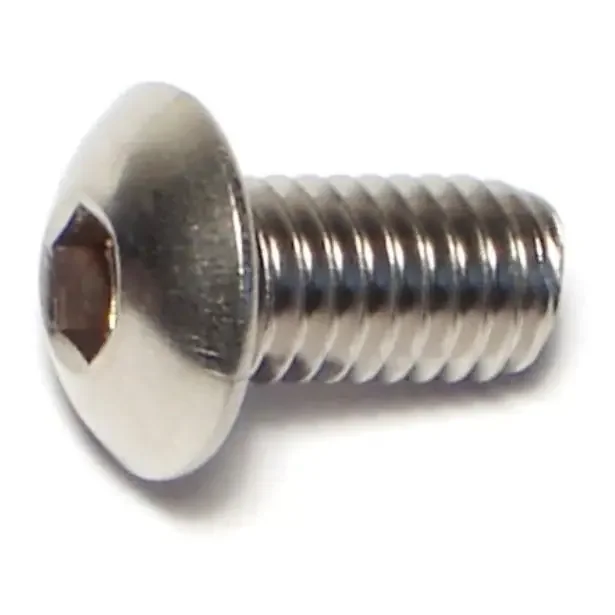 10-32 x 3/8″ 18-8 Stainless Steel Fine Thread Button Head Socket Cap Screws