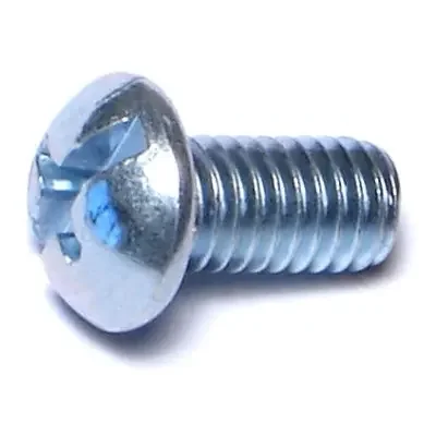 10-32 x 3/8″ Zinc Plated Steel Fine Thread Combo Round Head Machine Screws