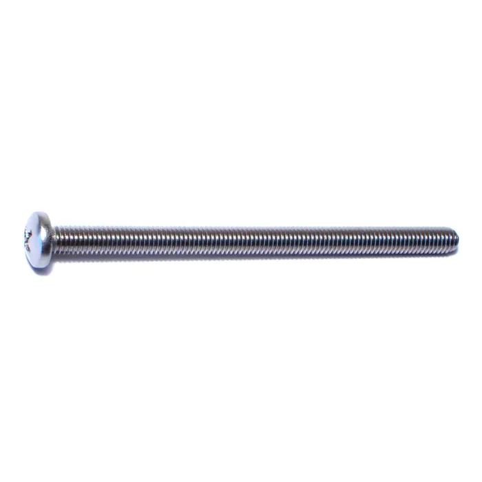 10-32 x 3″ 18-8 Stainless Steel Fine Thread Phillips Pan Head Machine Screws