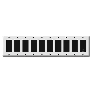 10 Gang Decora Switch Plate