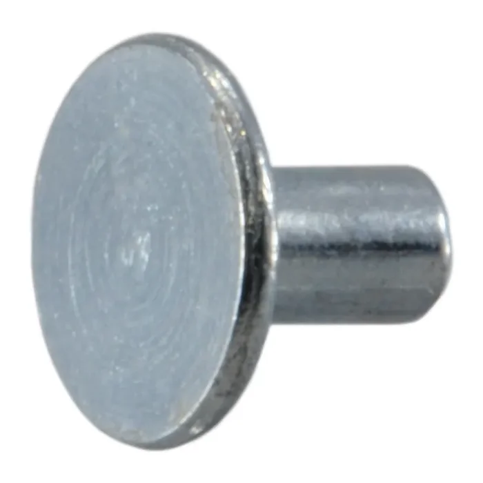 10 oz. x 0.24″ Flat Head Zinc Plated Steel Tinner Rivets
