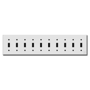 10 Toggle Switch Plate
