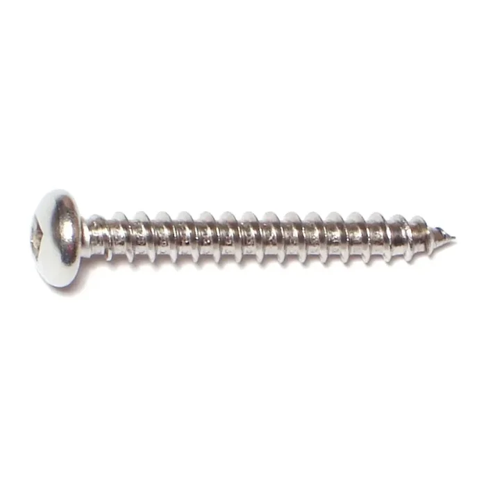 10 x 1-1/2″ 18-8 Stainless Steel Square Drive Pan Head Sheet Metal Screws
