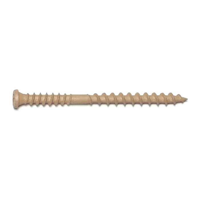 10 x 2-1/2″ Star Drive Tan Composite Deck Saberdrive Screws 5 lb. Box (426 pcs.)