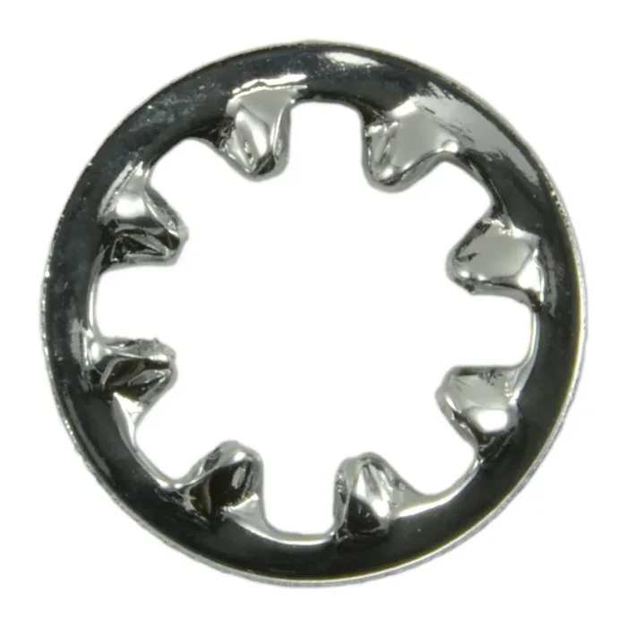 10 x 3/16″ x 27/64″ Chrome Plated Grade 8 Steel Internal Tooth Lock Washers