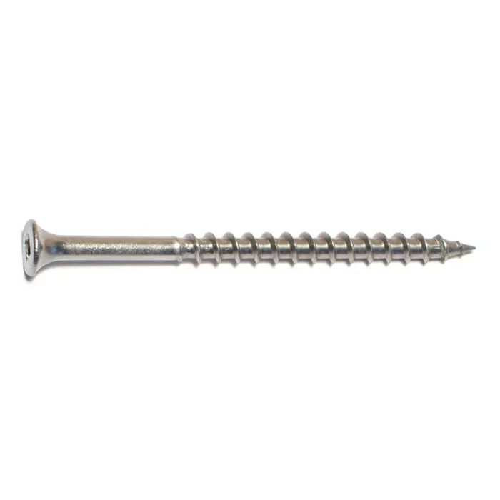 10 x 3″ 18-8 Stainless Steel Square Drive Bugle Head Deck Screws