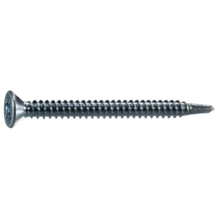 12-14 x 2-1/2″ Zinc Plated Steel Phillips Flat Head Self-Drilling Screws