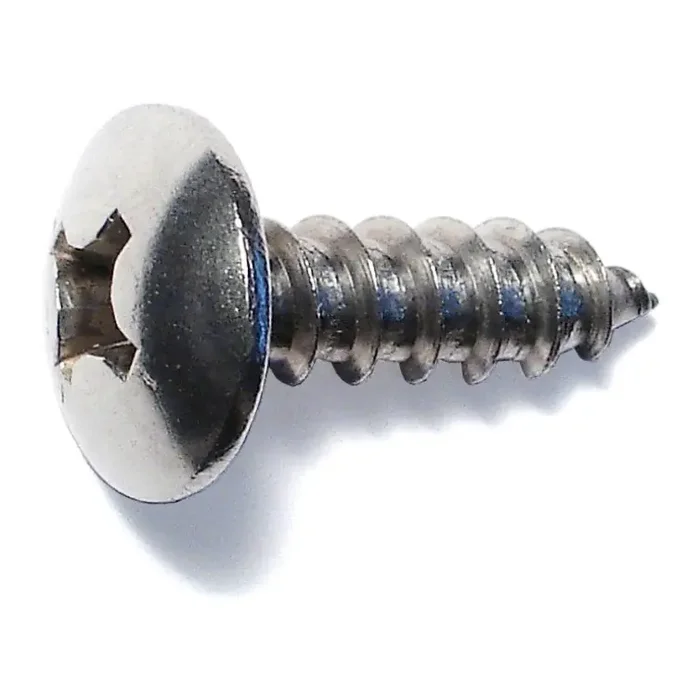 12 x 3/4″ 18-8 Stainless Steel Phillips Truss Head Sheet Metal Screws