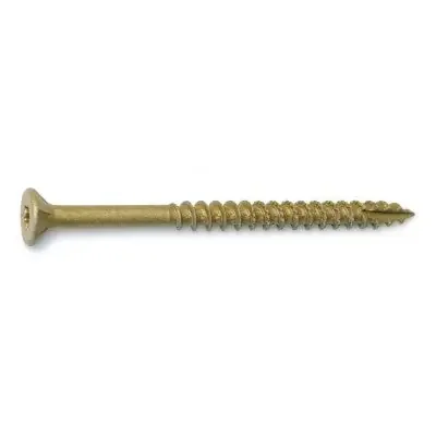 12 x 3″ Tan XL1500 Coated Steel Star Drive Bugle Head Saberdrive Wood Screws